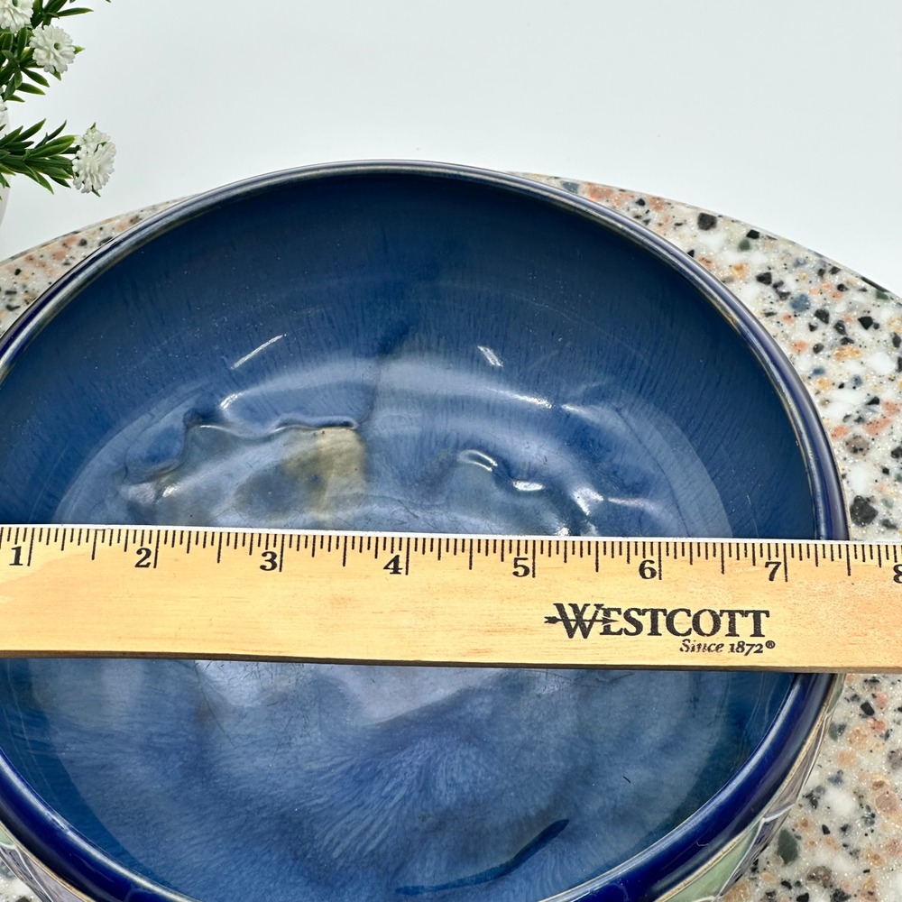 Royal Doulton Lambeth Art Nouveau Bowl Heart Design Circa 1900 7 Inch - Picture 4 of 8